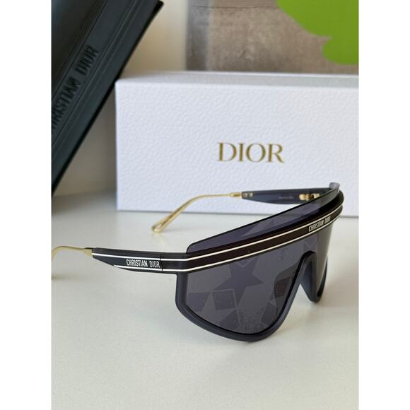 NEW Dior DiorClub M2U Shield Mask Sunglasses Blue Stars
